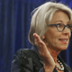 Education Secretary Betsy DeVos speaks at the Magnet Schools Of America Conference on February 15, 2017 in Washington, DC. DeVos addressed a recent protest at a public school she visited in Washington, DC last week following her controversial nomination to the post by President Donald Trump.